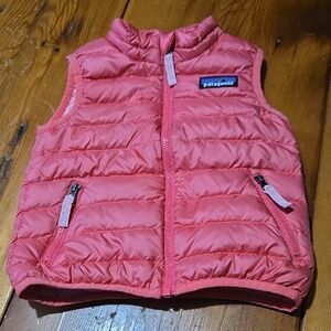 Patagonia Kids Coral Quilted Vest